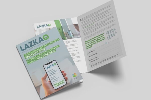 Campaña “Canal Whatsapp” Ayuntamiento Lazkao