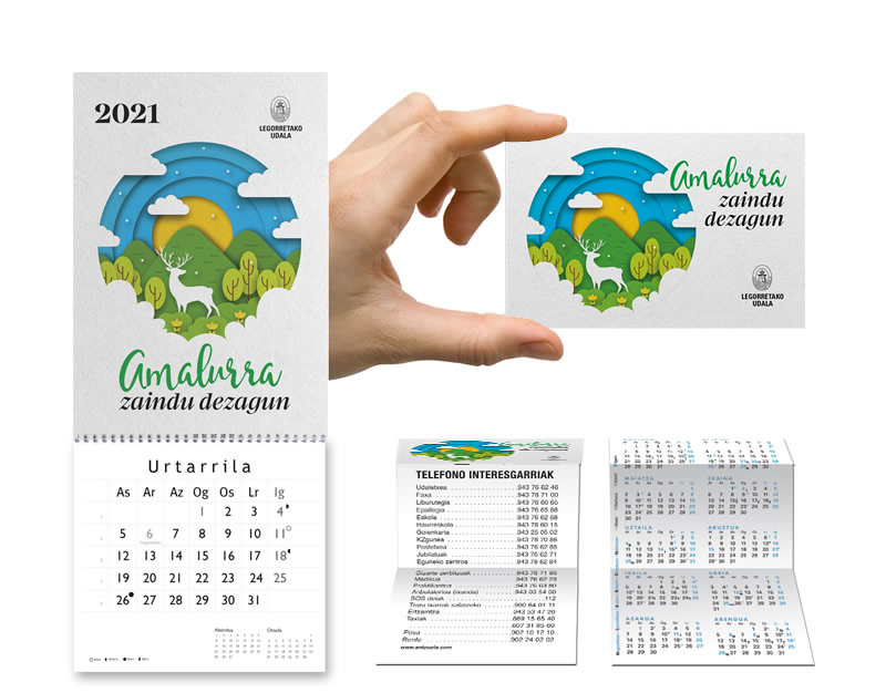 calendarios personalizados